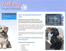 Tablet Screenshot of poshdoggrooming.co.uk